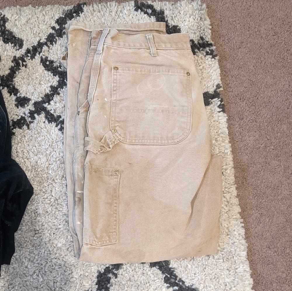 Carhartt Men's work pants tan 32x30
